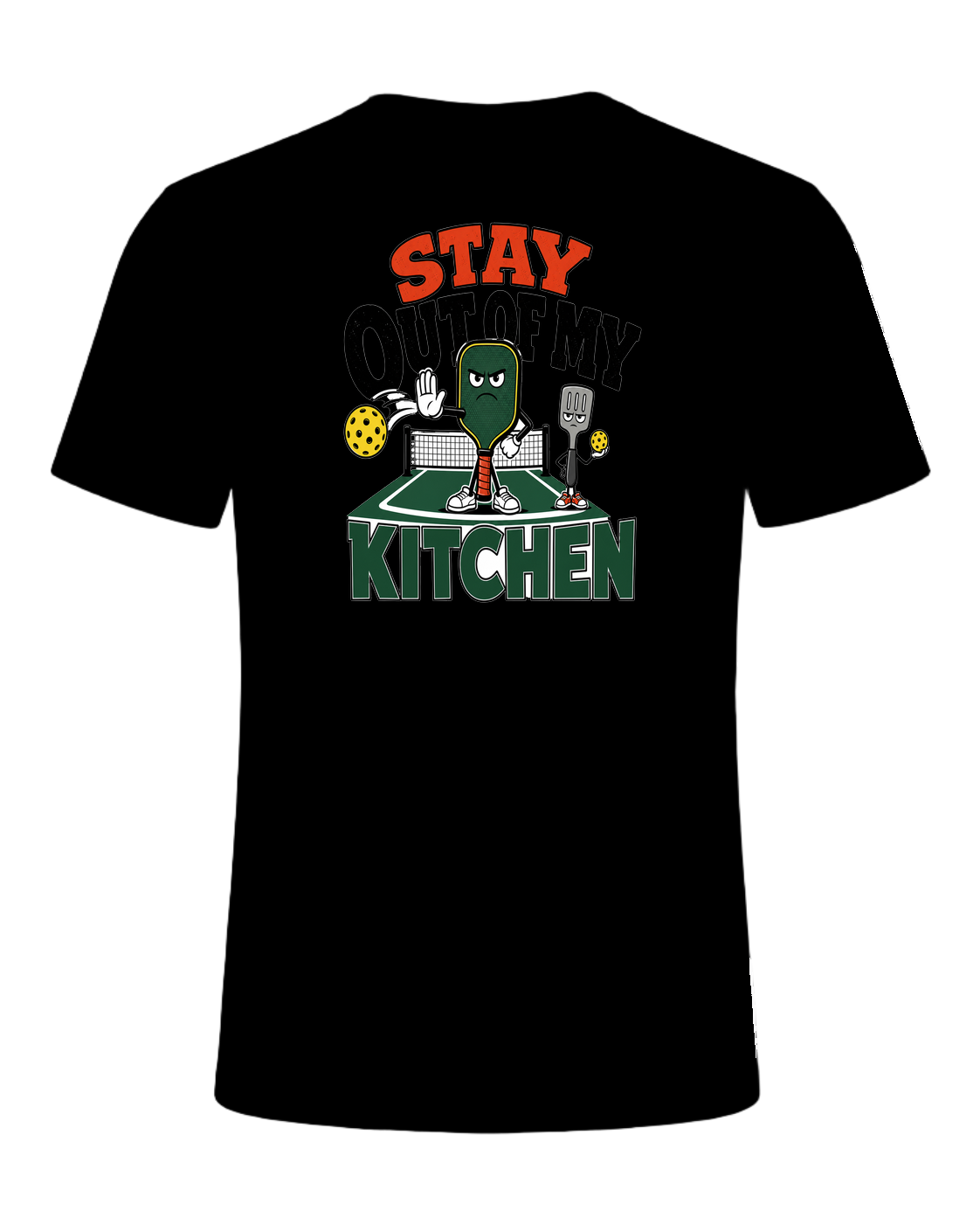 STAY OUT OF MY KITCHEN — Black