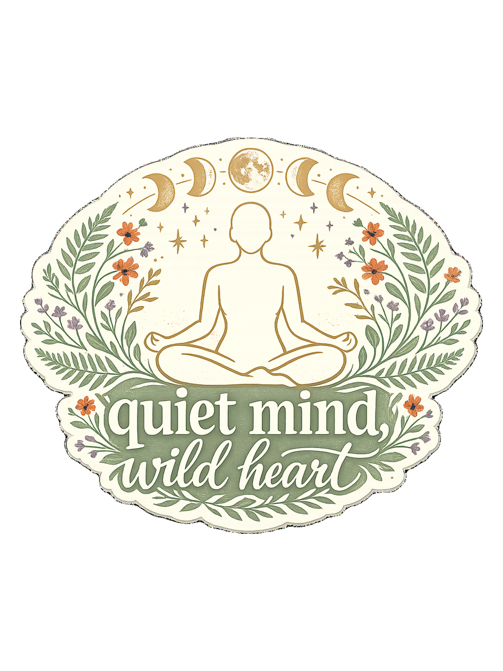 Quiet Mind, Wild Heart Tee