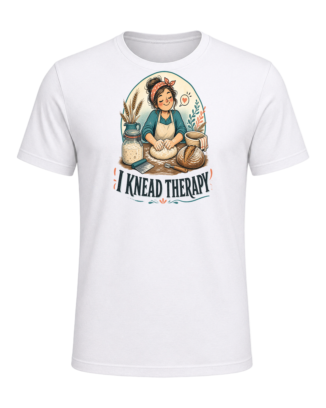 I KNEAD THERAPY — White