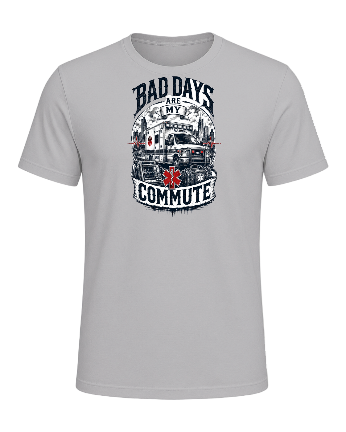 Bad days are my commute — Athletic Heather