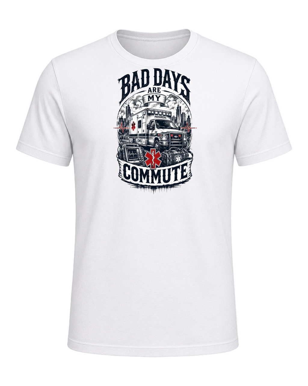 Bad days are my commute — White