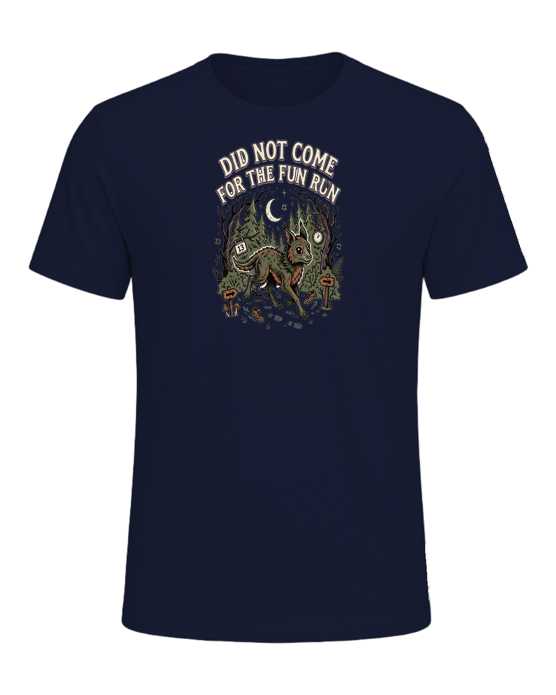 DID NOT COME FOR THE FUN RUN — Navy