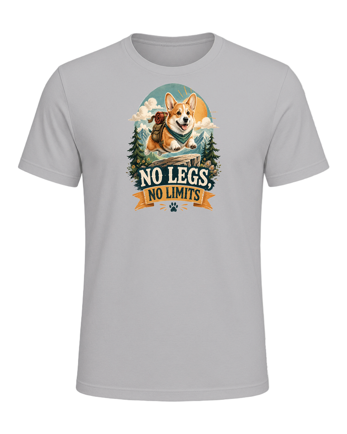NO LEGS, NO LIMITS — Athletic Heather
