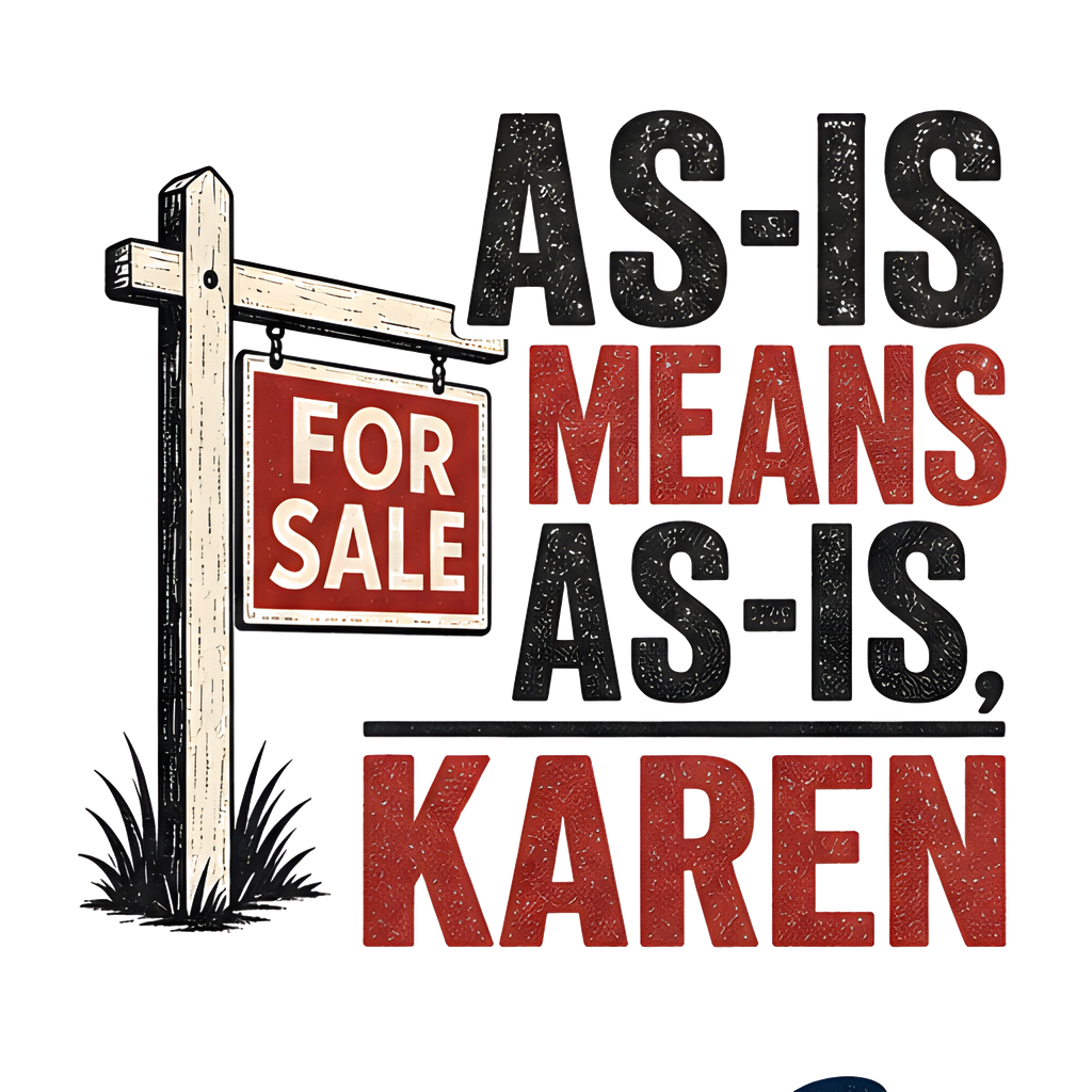 AS-IS MEANS AS-IS, KAREN