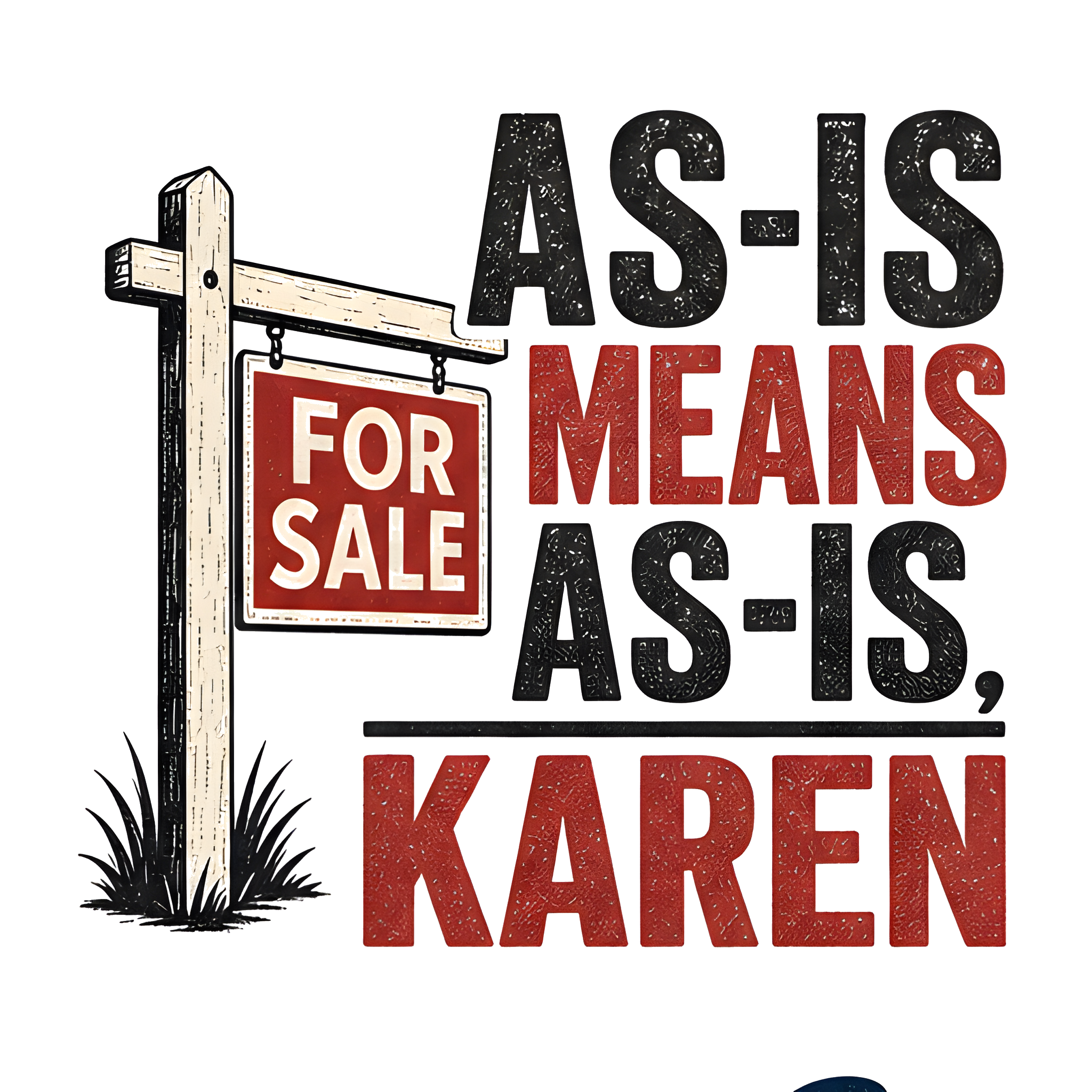 AS-IS MEANS AS-IS, KAREN