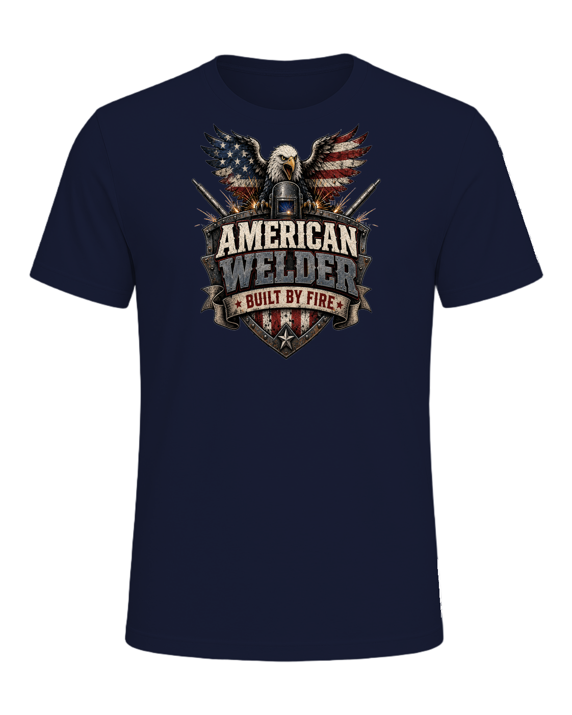 Welder Pride — Navy