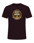 Neat Since Noon Tee — Oxblood Black