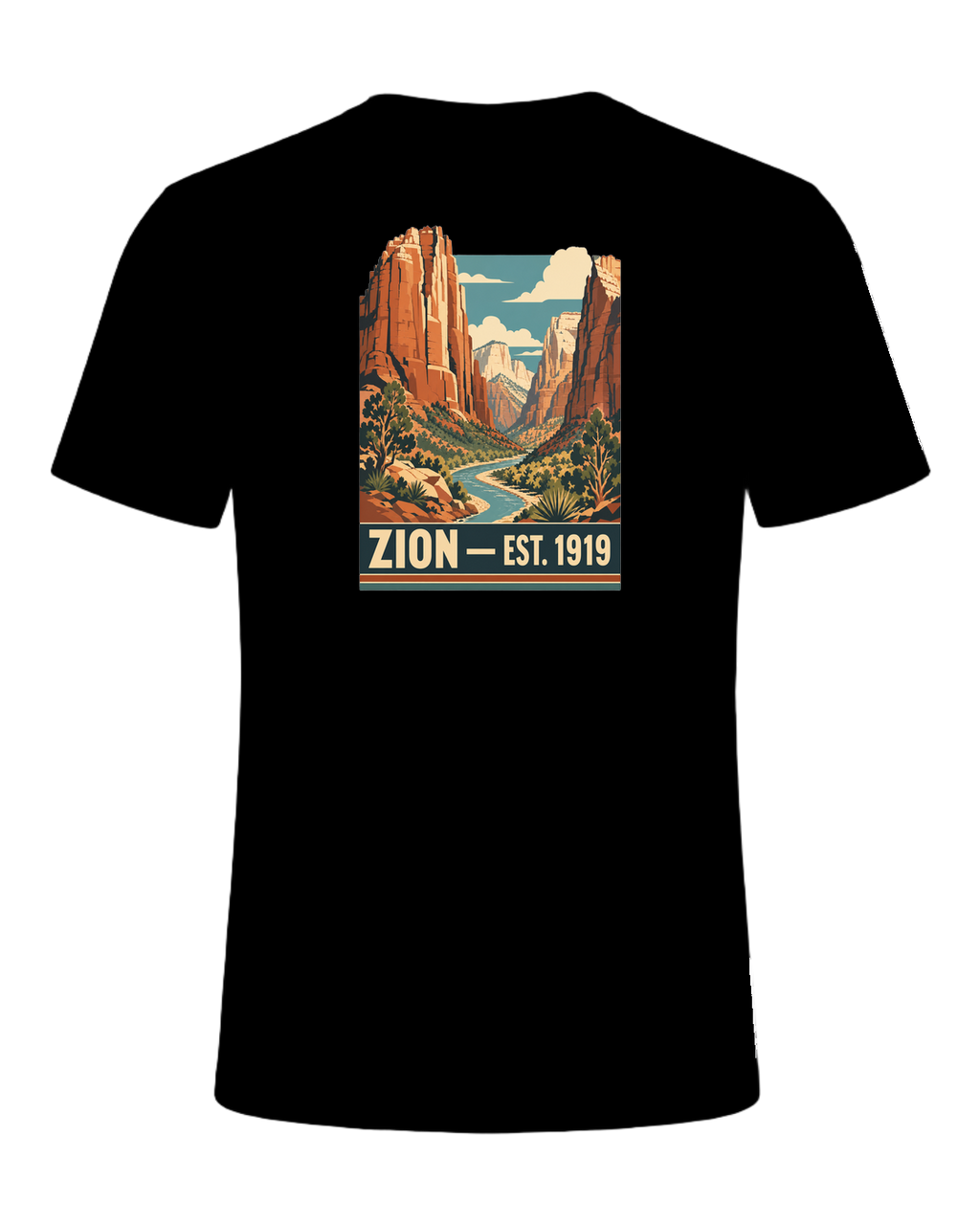 National Park Specific (WPA Style) — Black