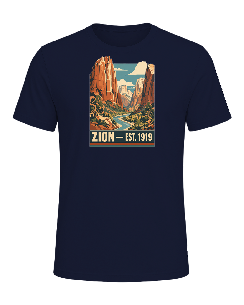 National Park Specific (WPA Style) — Navy