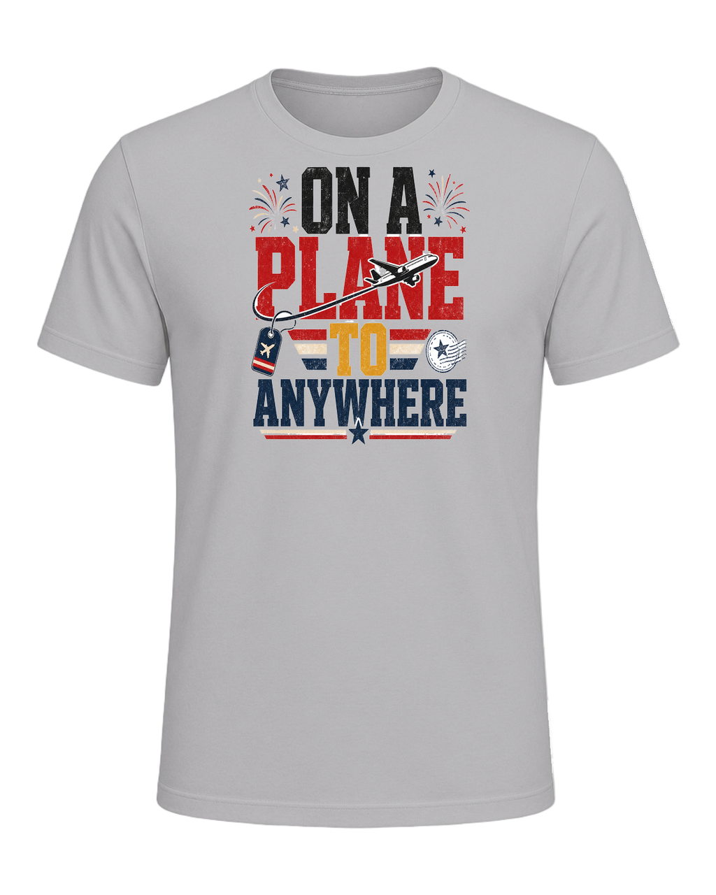 ON A PLANE TO ANYWHERE — Athletic Heather
