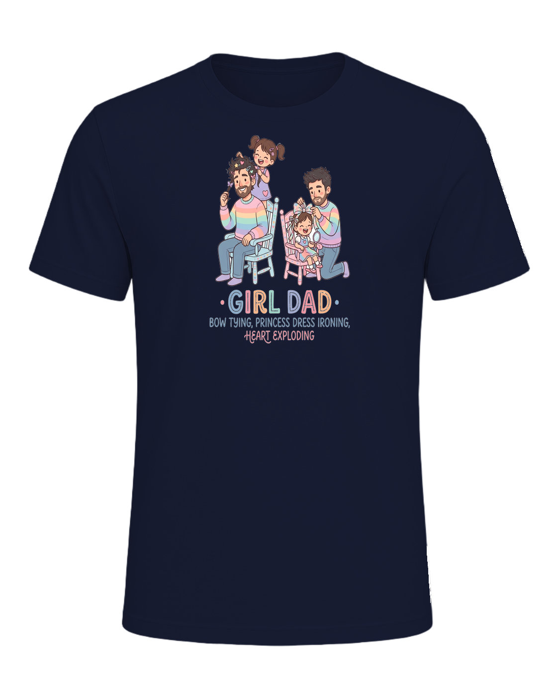 Girl Dad — Navy
