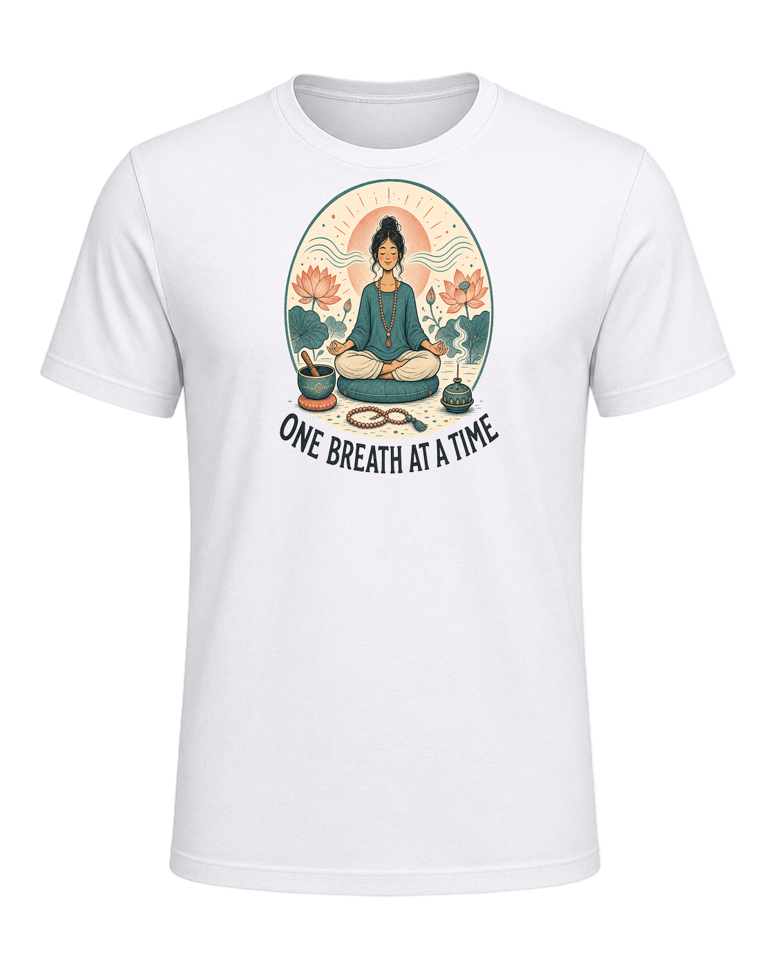 ONE BREATH AT A TIME — White