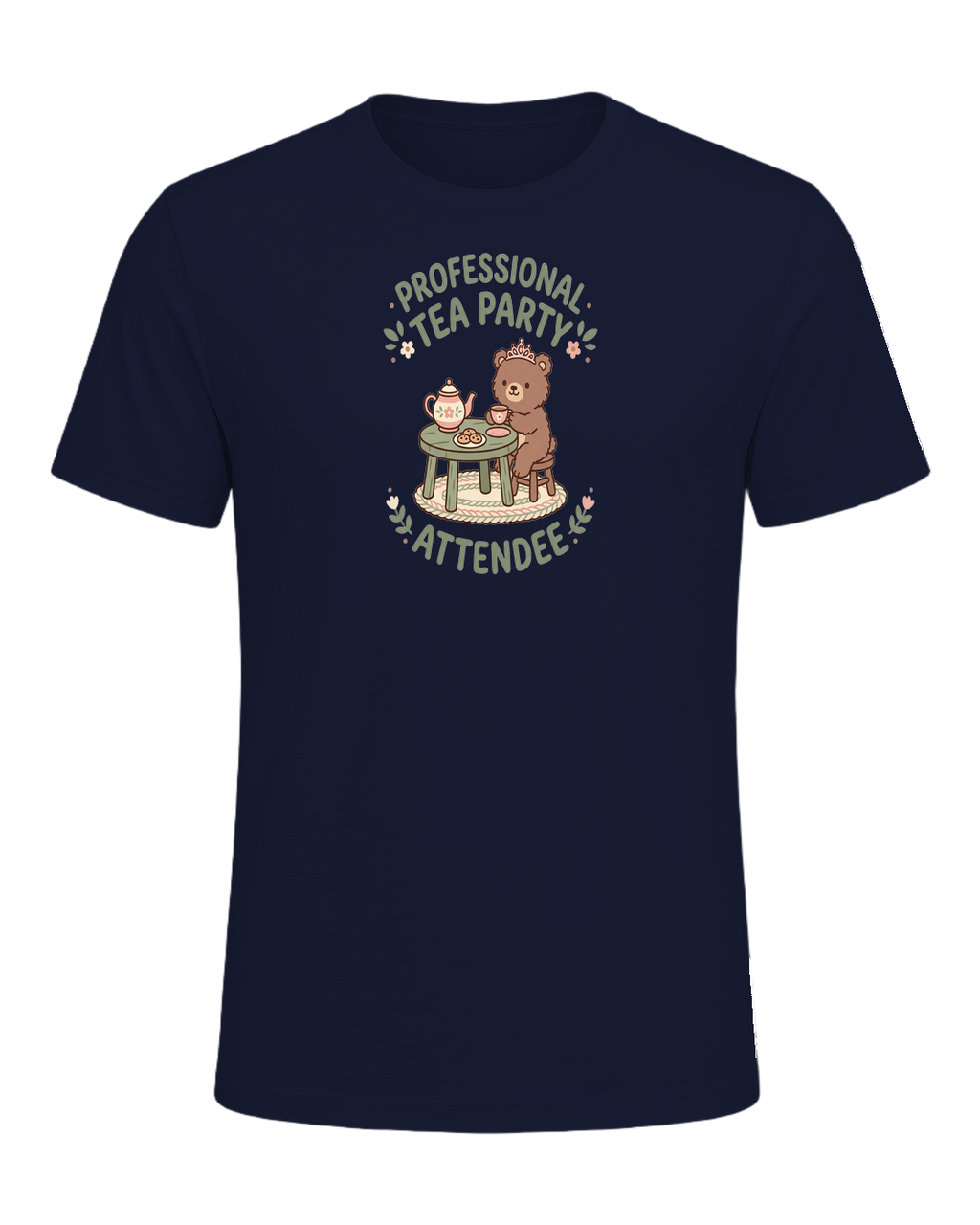 Professional tea party attendee — Navy
