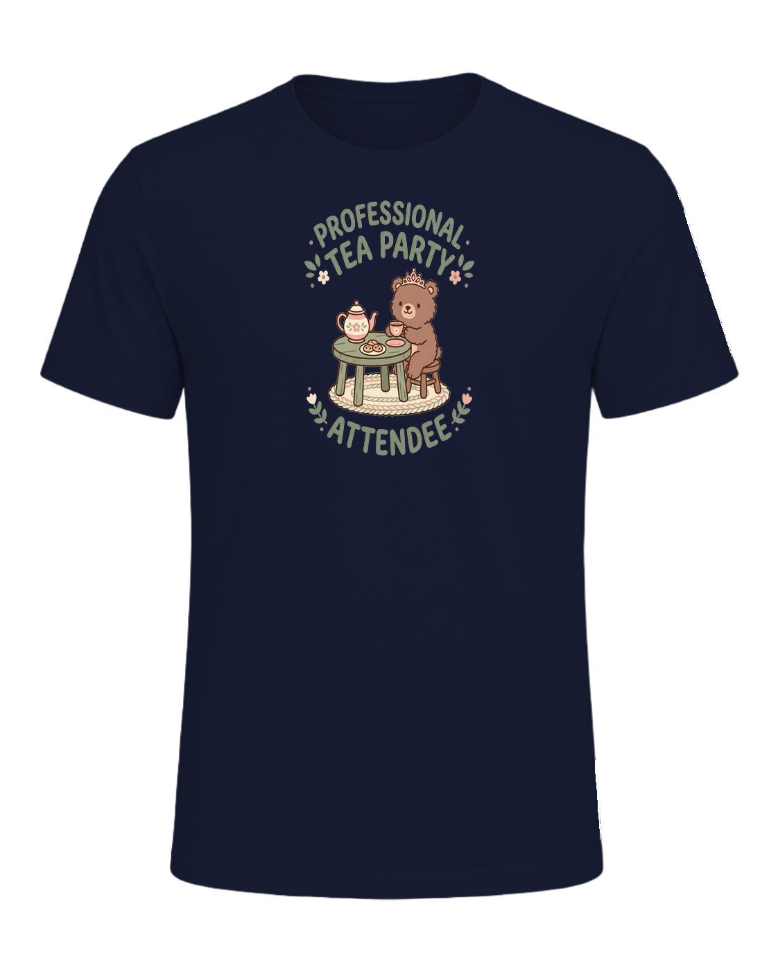 Professional tea party attendee — Navy
