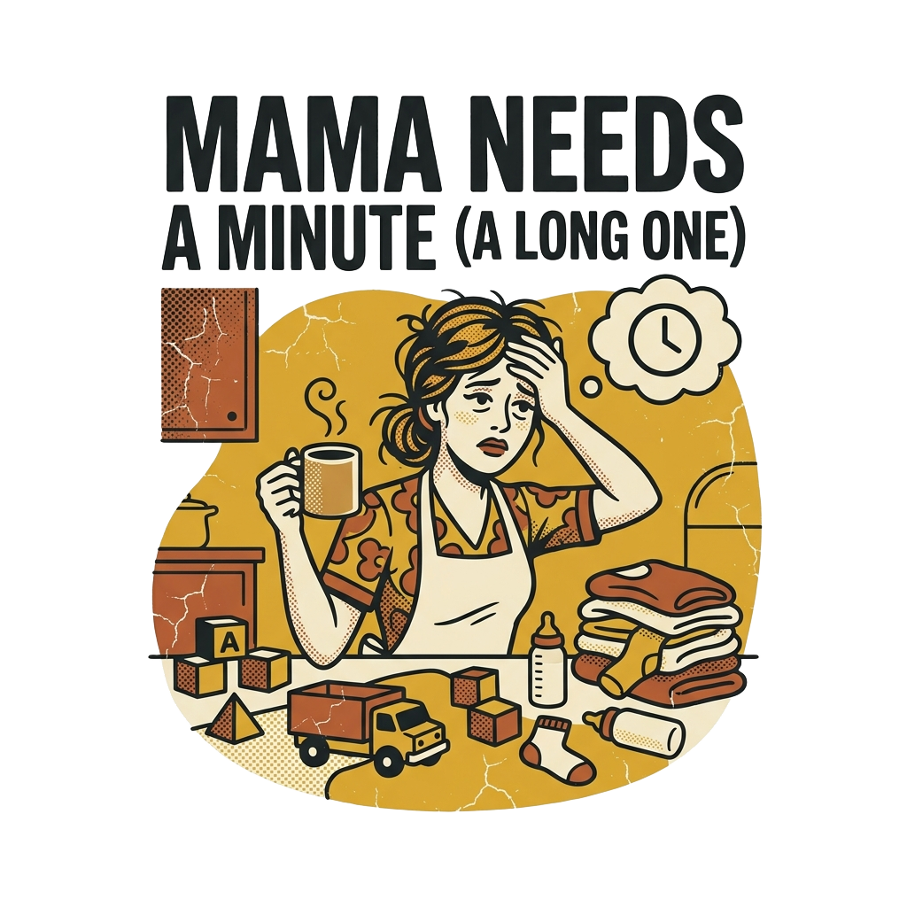 Mama needs a minute (a long one)