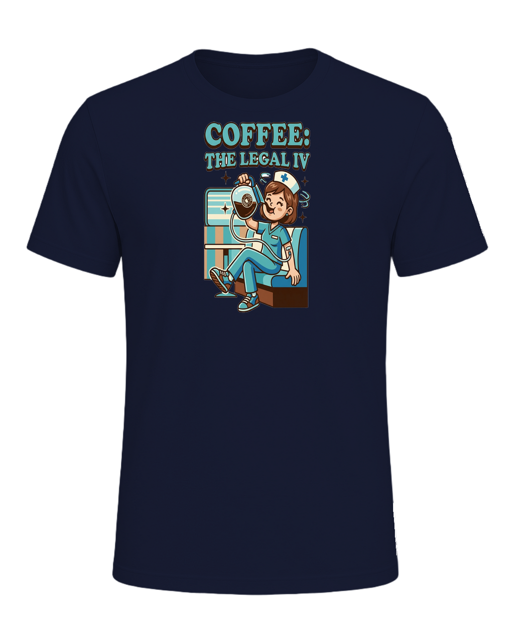 Nurse + Coffee — Navy