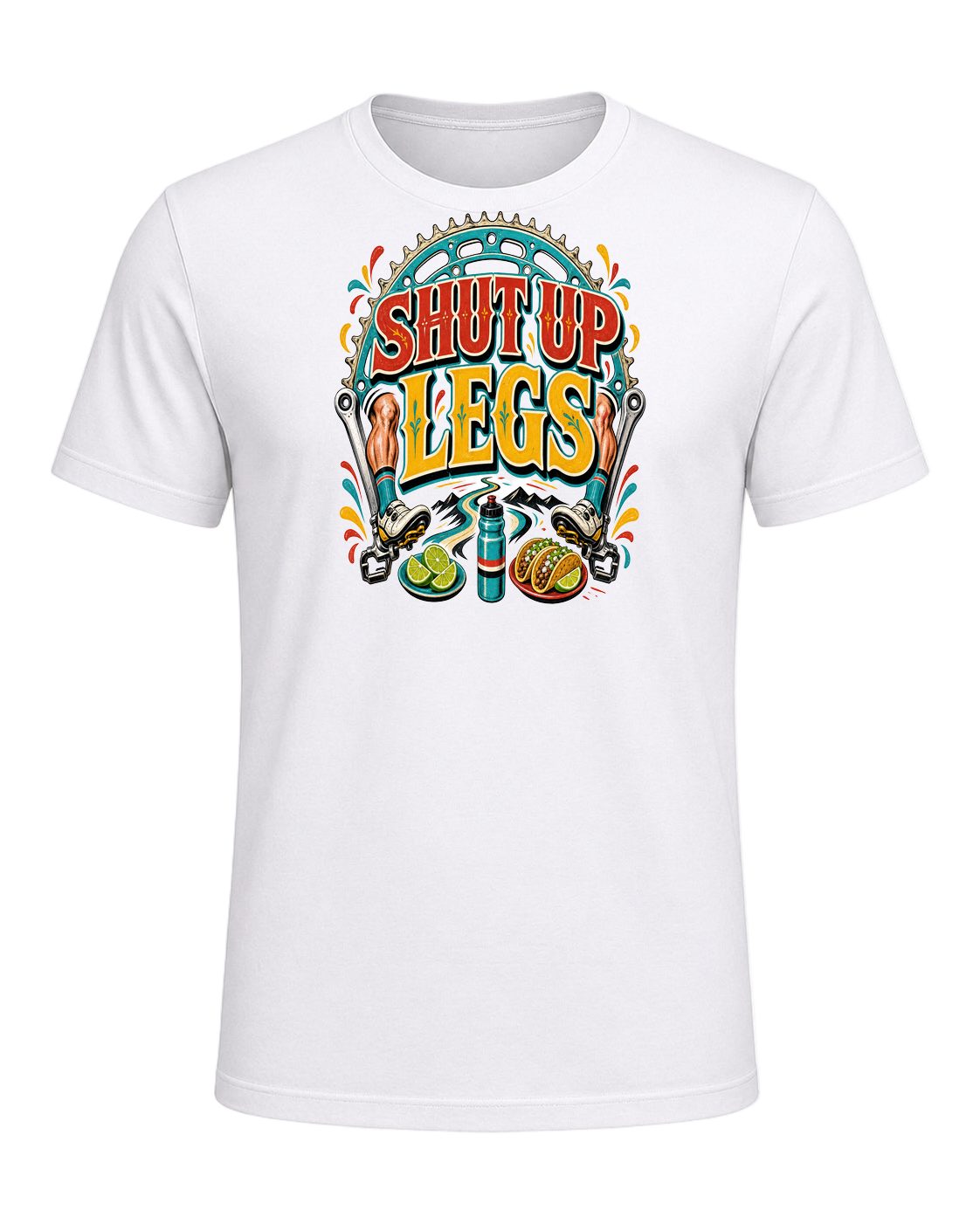 SHUT UP LEGS — White
