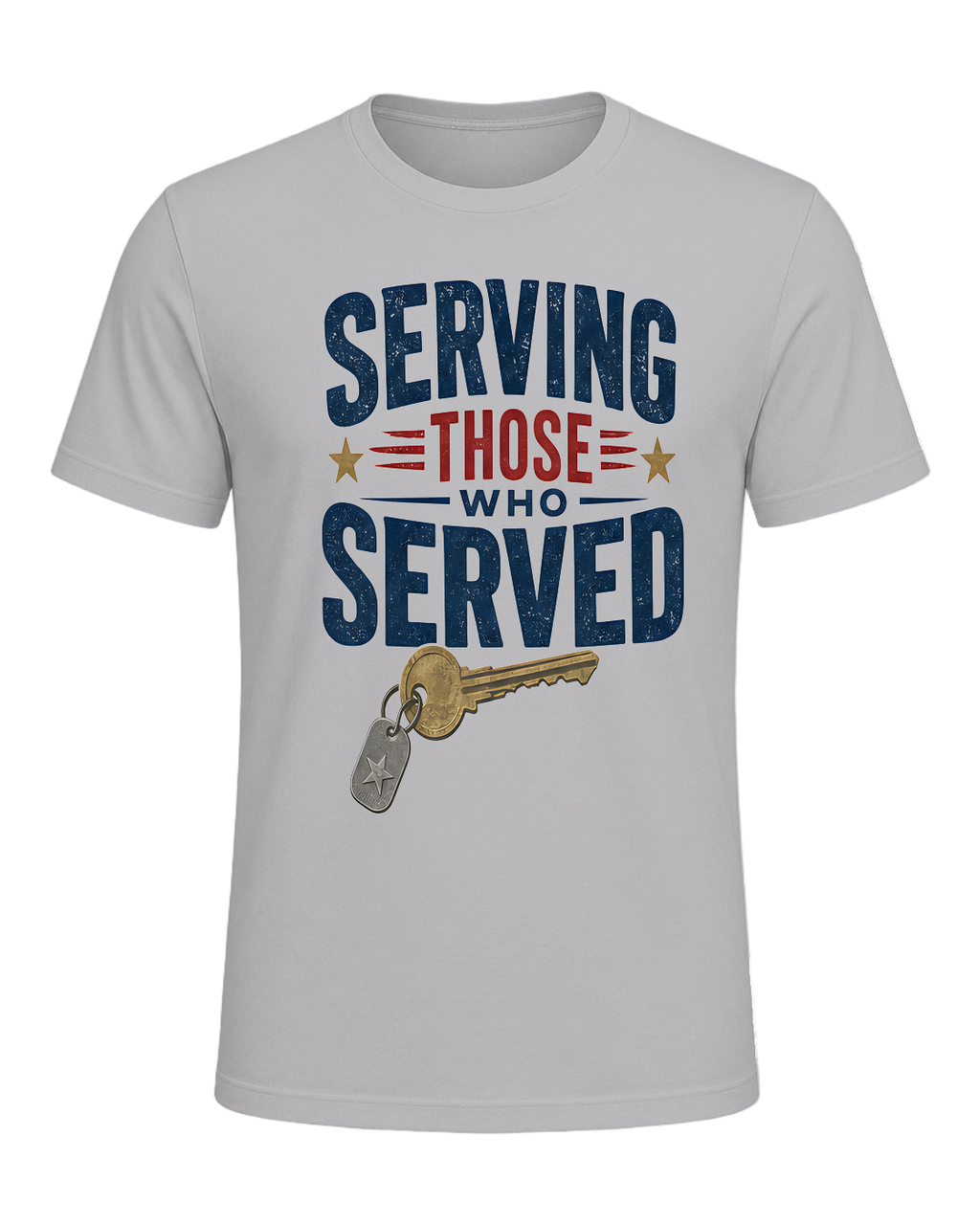SERVING THOSE WHO SERVED — Athletic Heather