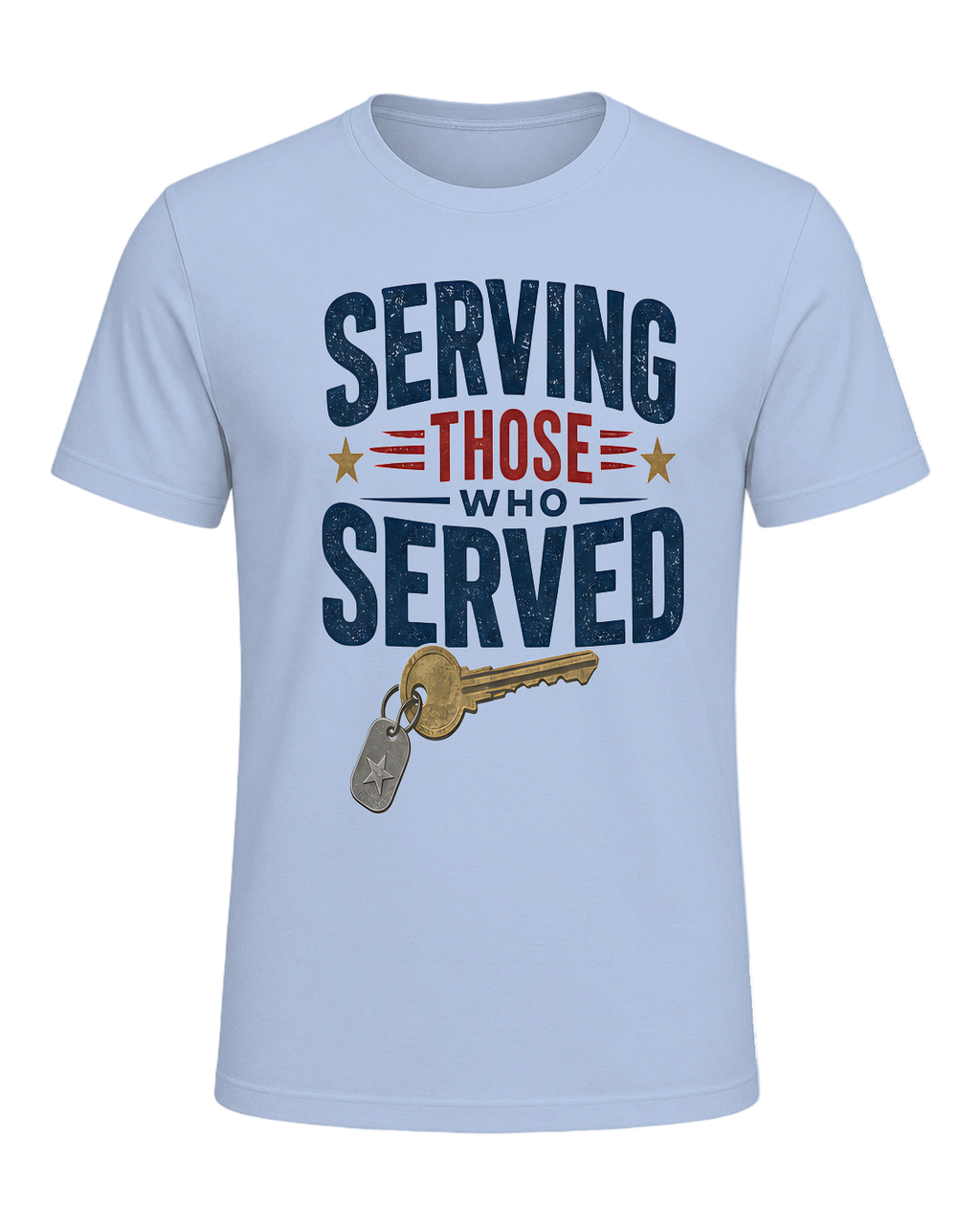 SERVING THOSE WHO SERVED — Baby Blue