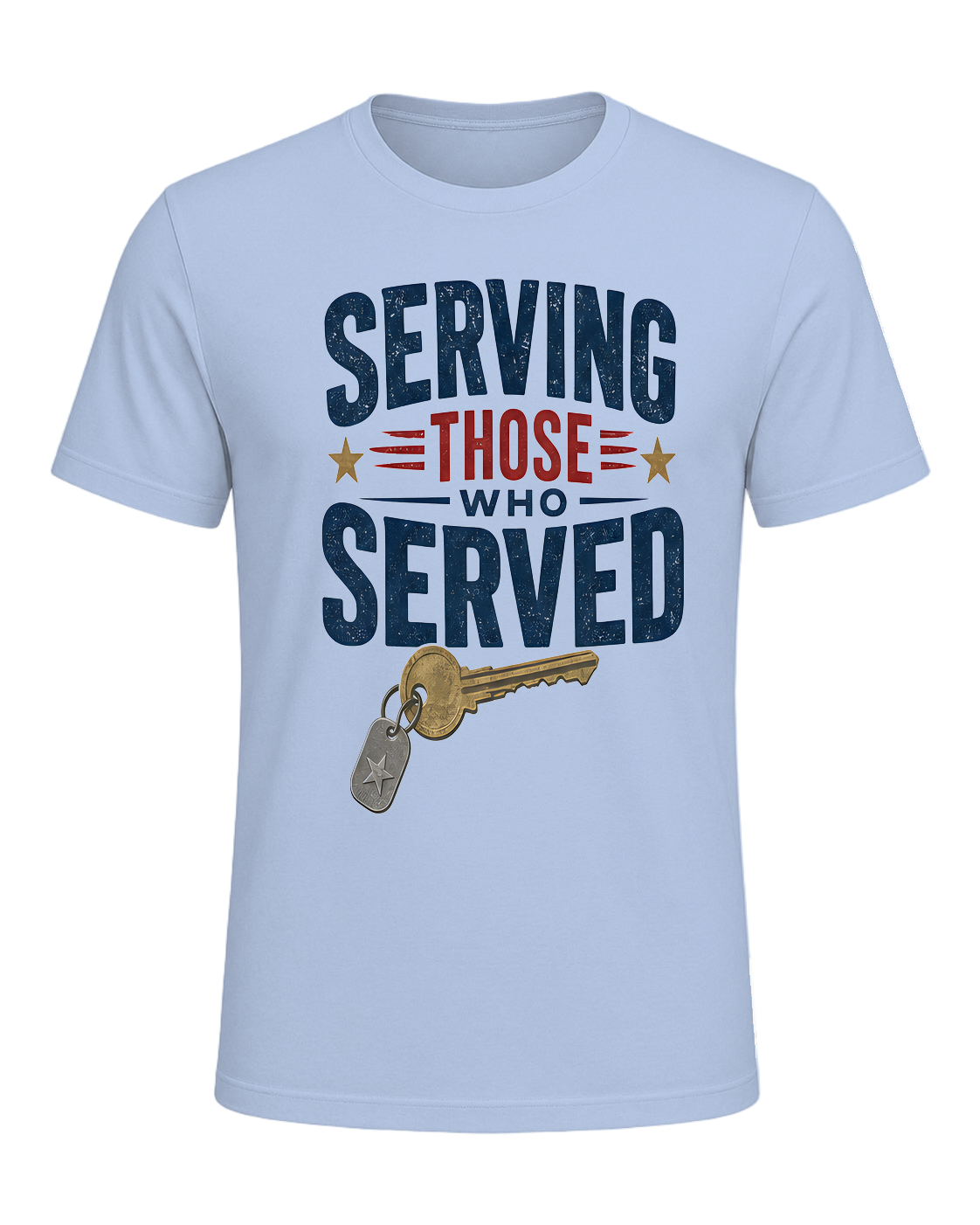 SERVING THOSE WHO SERVED — Baby Blue