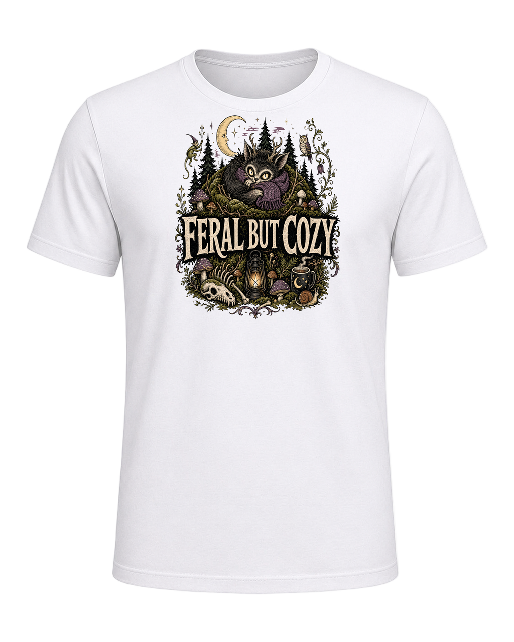 FERAL BUT COZY — White