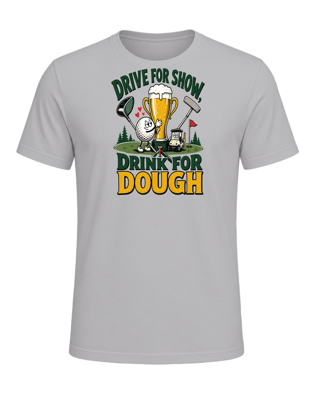 DRIVE FOR SHOW, DRINK FOR DOUGH — Athletic Heather