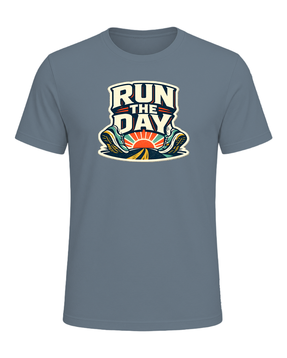 A bold retro running tee for people who start their day with miles and momentum. — Heather Slate