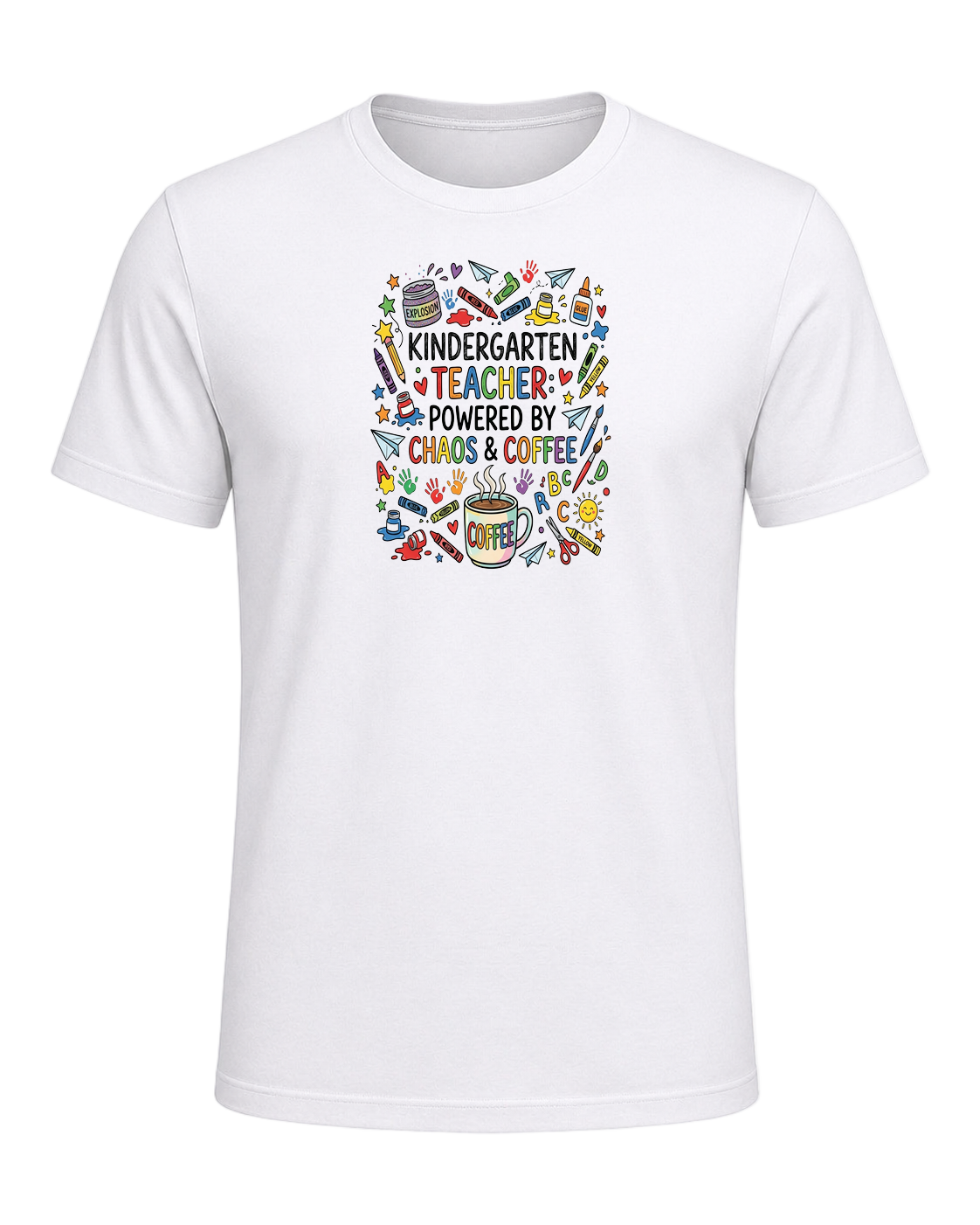 Kindergarten Teacher Chaos — White
