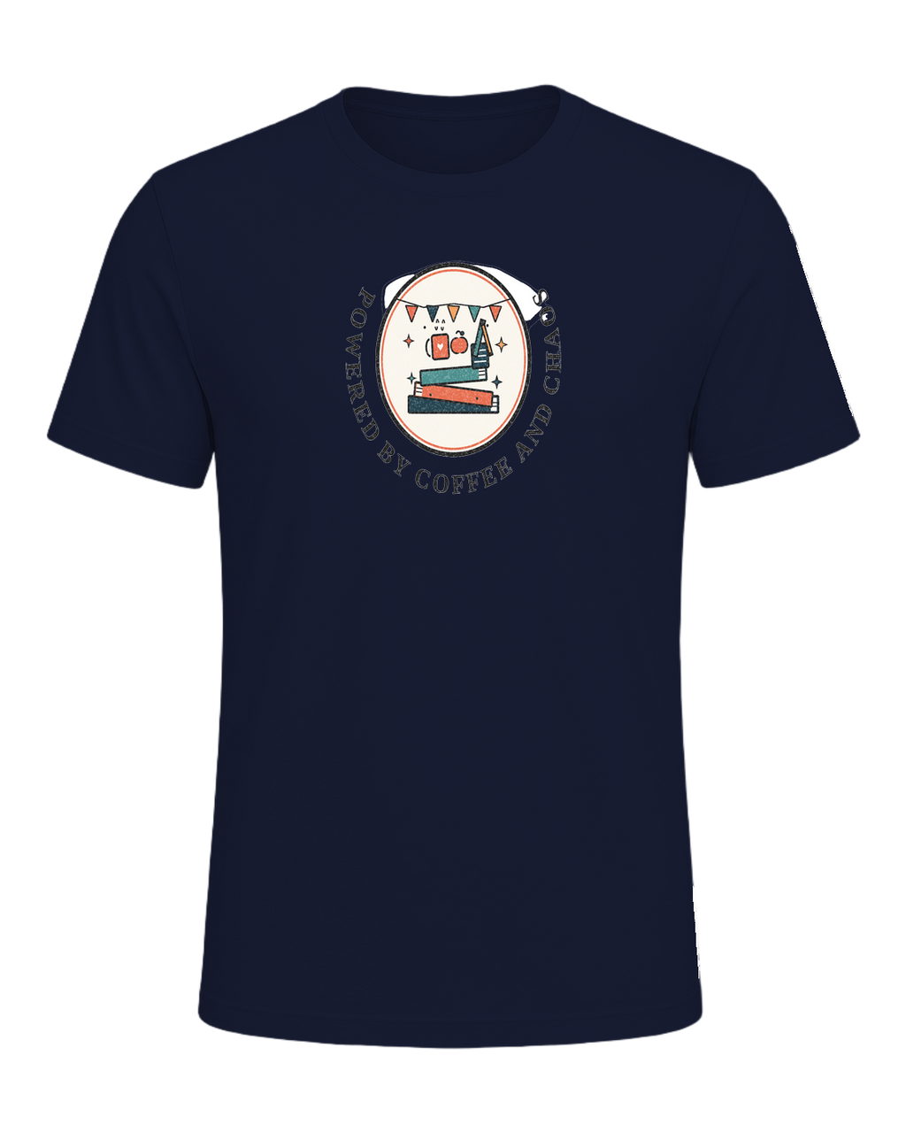 POWERED BY COFFEE AND CHAOS — Navy