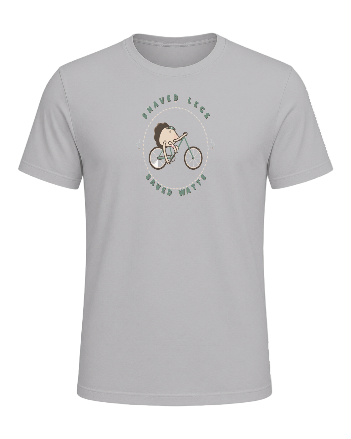 SHAVED LEGS, SAVED WATTS — Athletic Heather