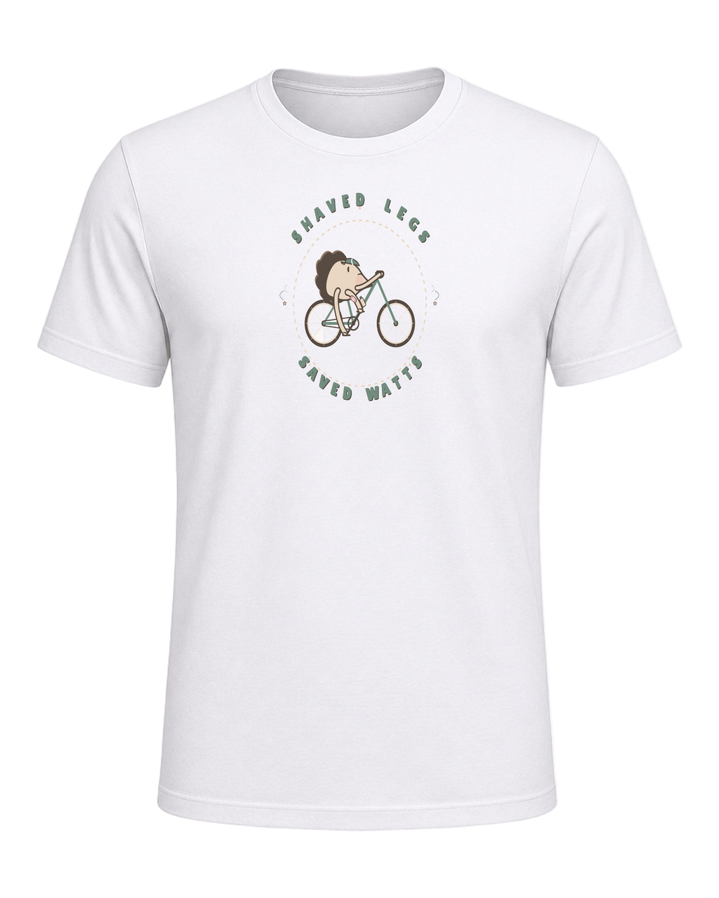 SHAVED LEGS, SAVED WATTS — White