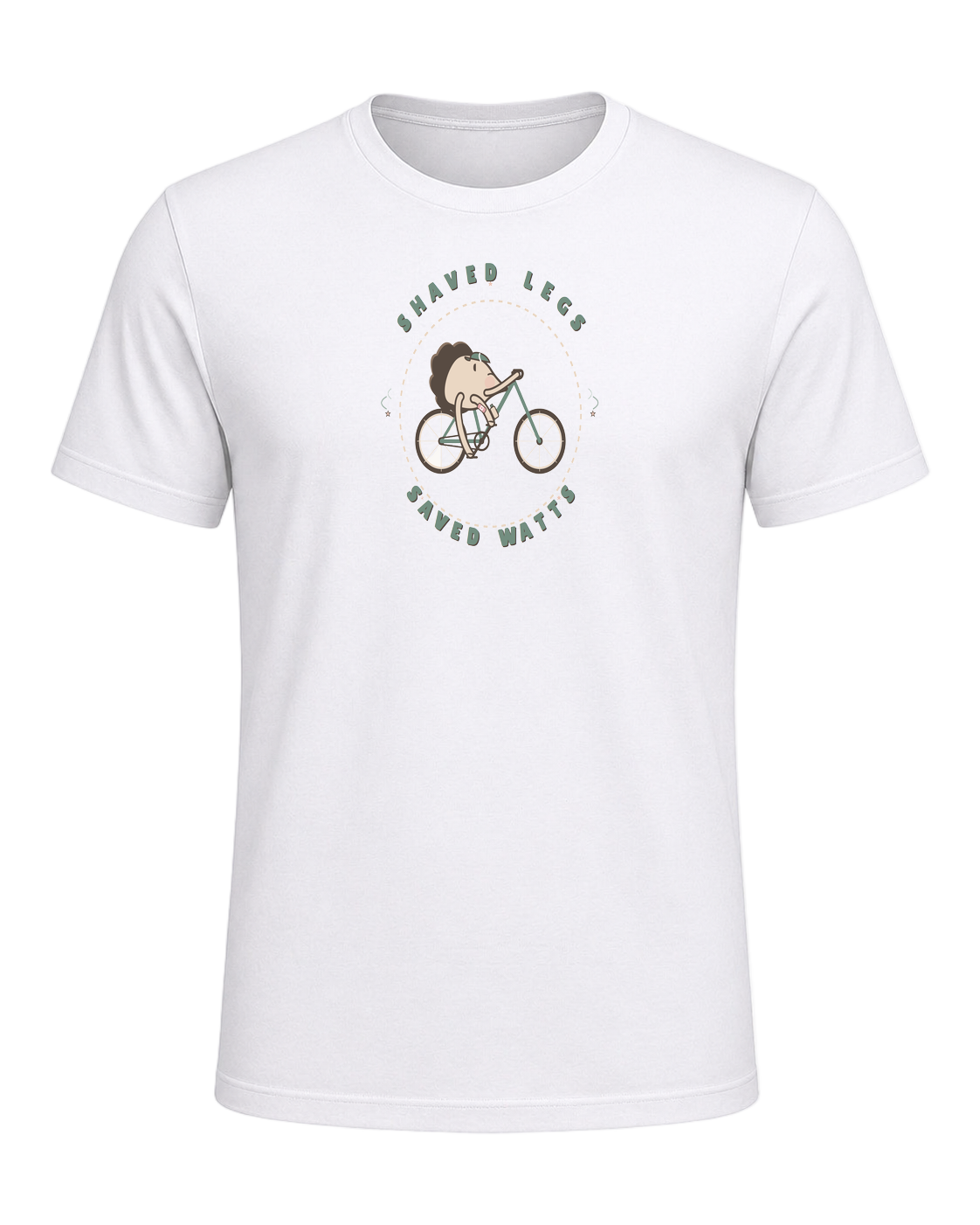 SHAVED LEGS, SAVED WATTS — White
