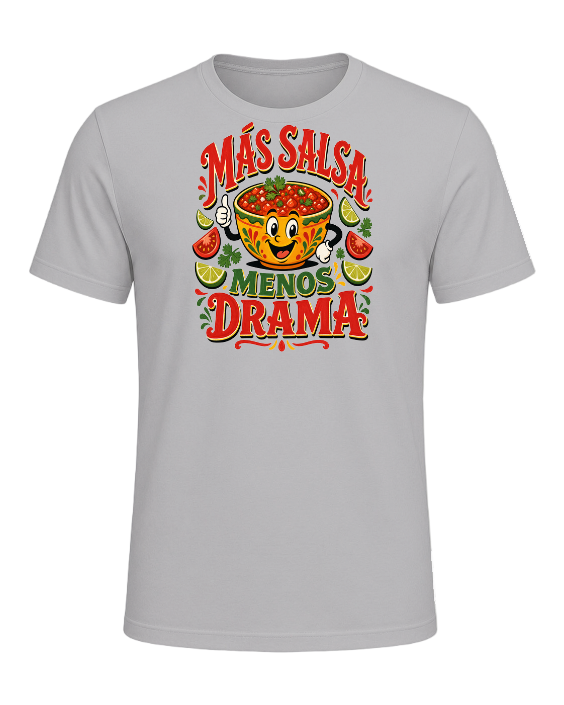 Más Salsa Menos Drama — Athletic Heather