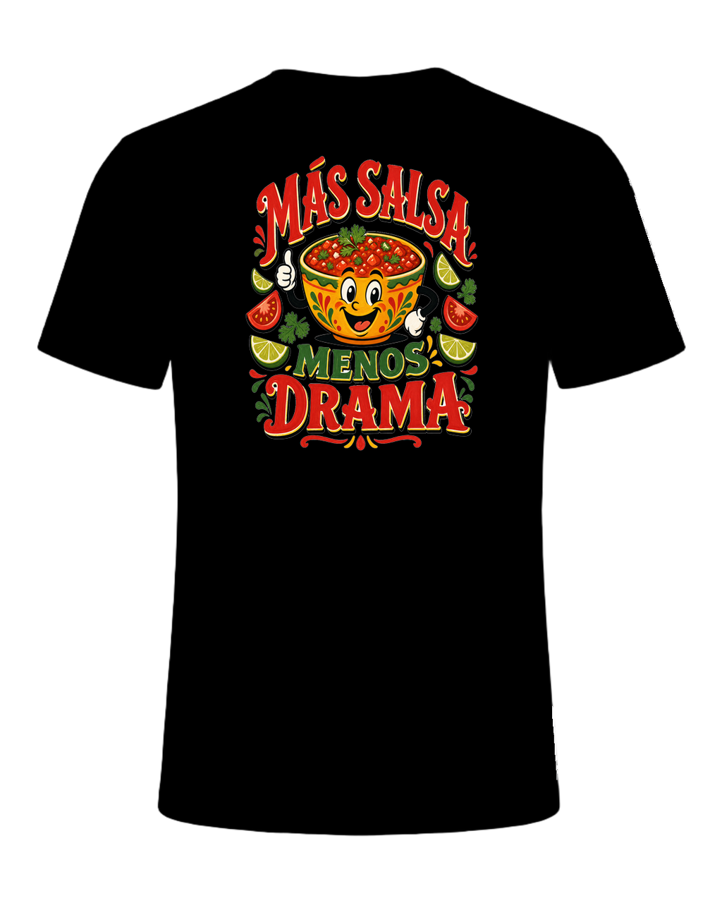 Más Salsa Menos Drama — Black