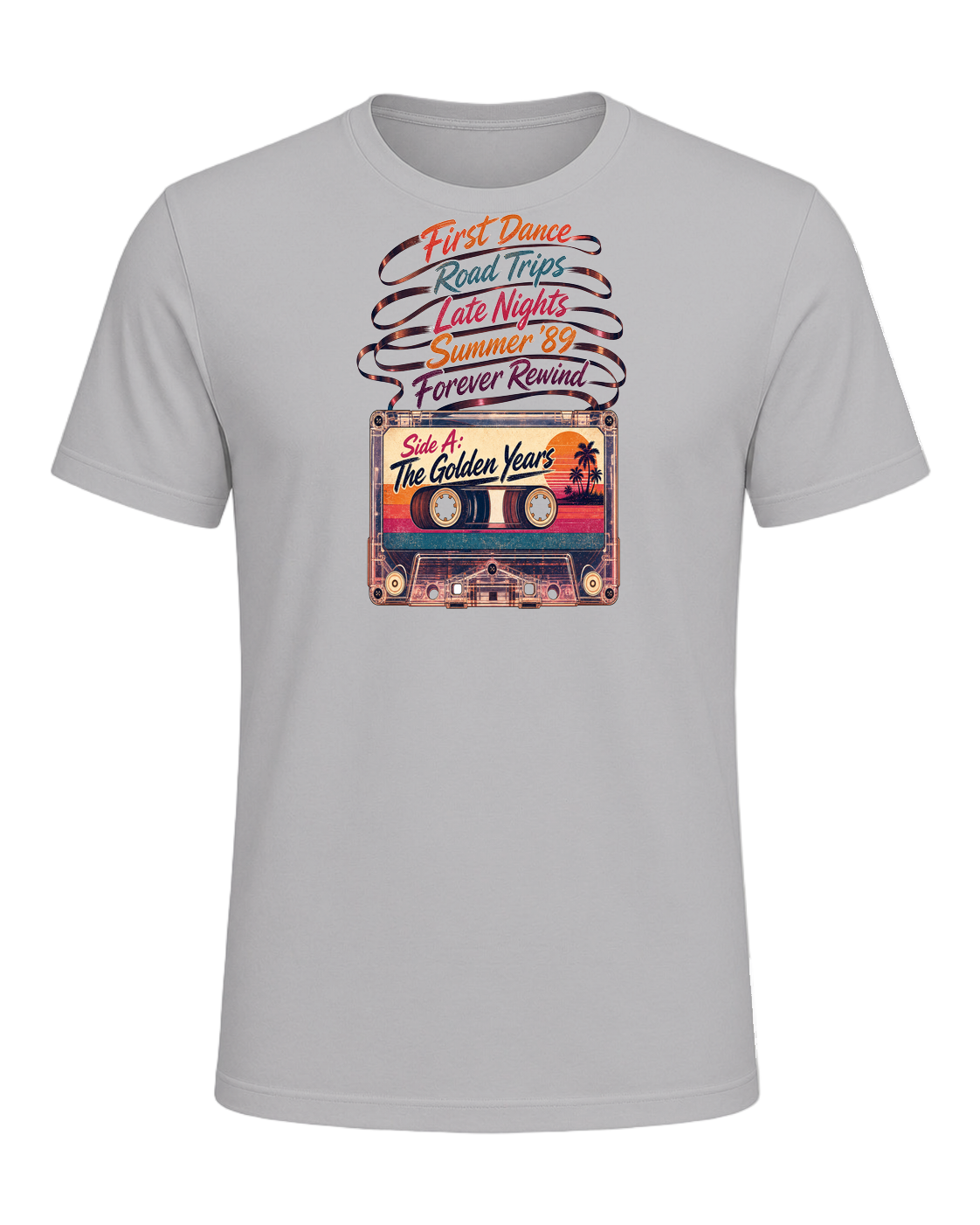 80s Cassette Nostalgia — Athletic Heather