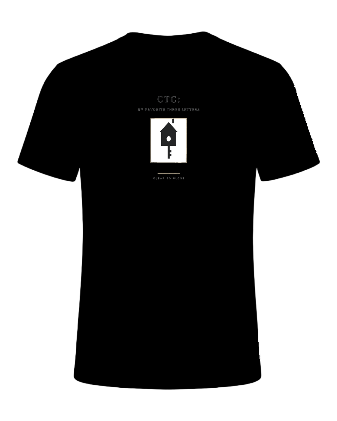 CTC: MY FAVORITE THREE LETTERS — Black
