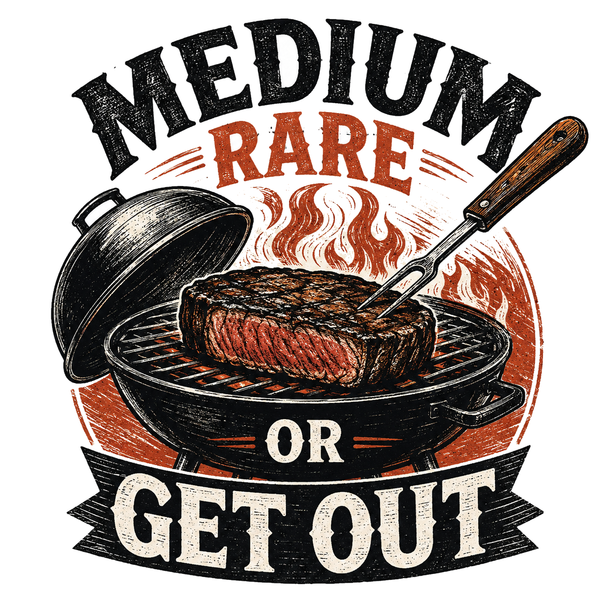 MEDIUM RARE OR GET OUT