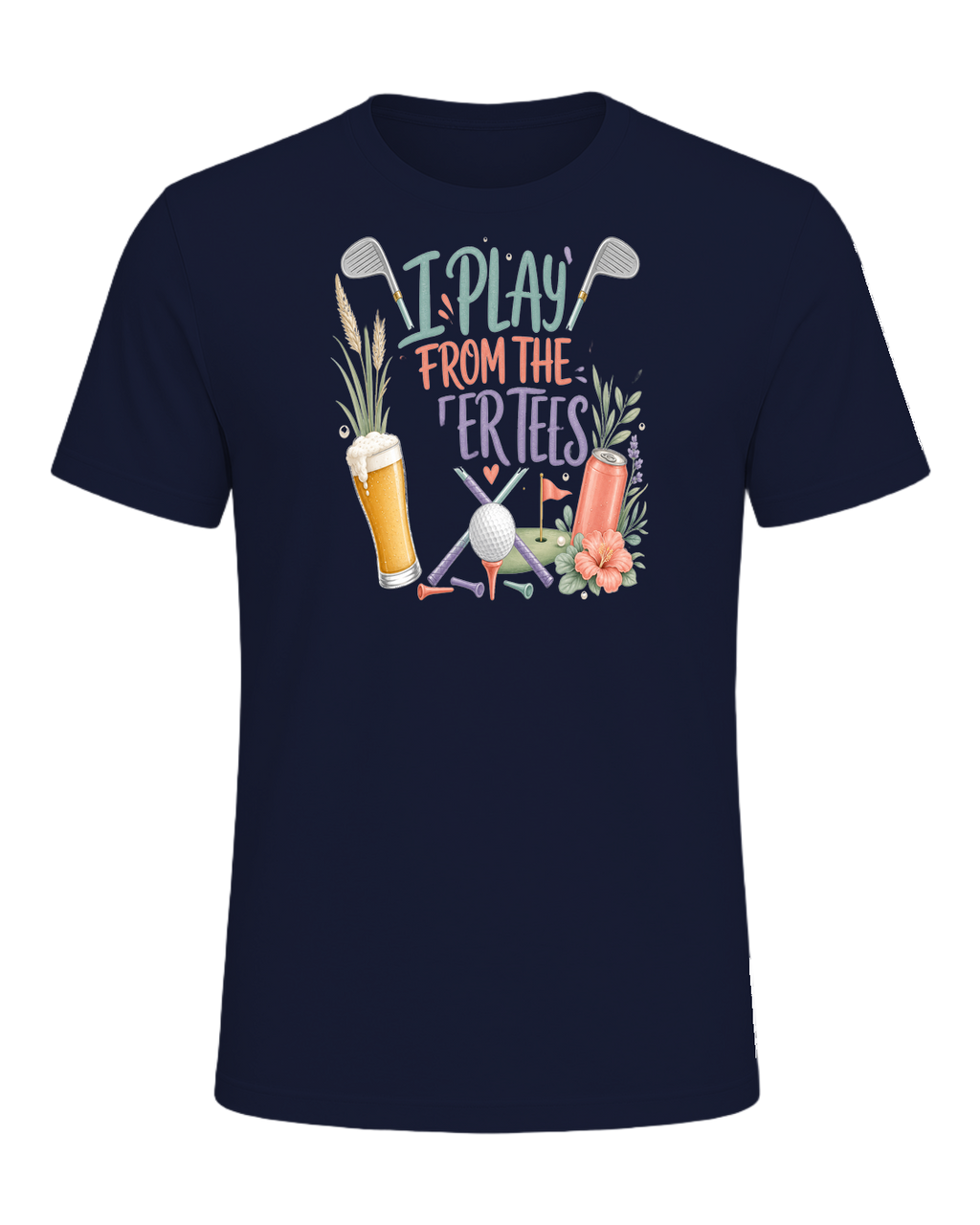 I PLAY FROM THE BEER TEES — Navy