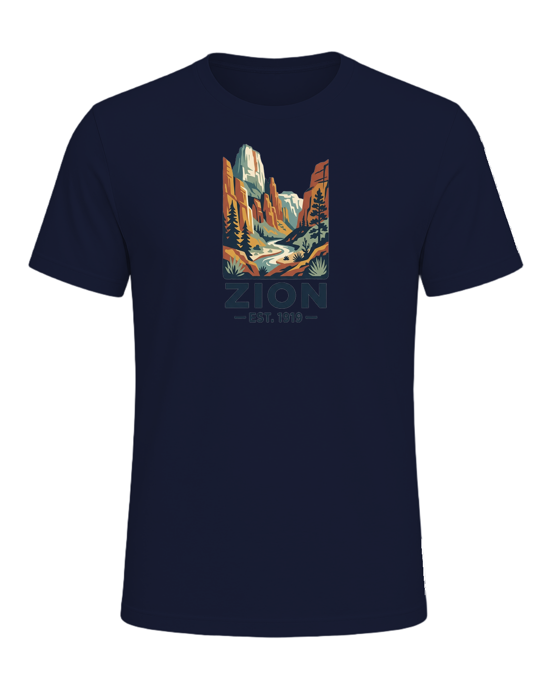 National Park Specific (WPA Style) — Navy