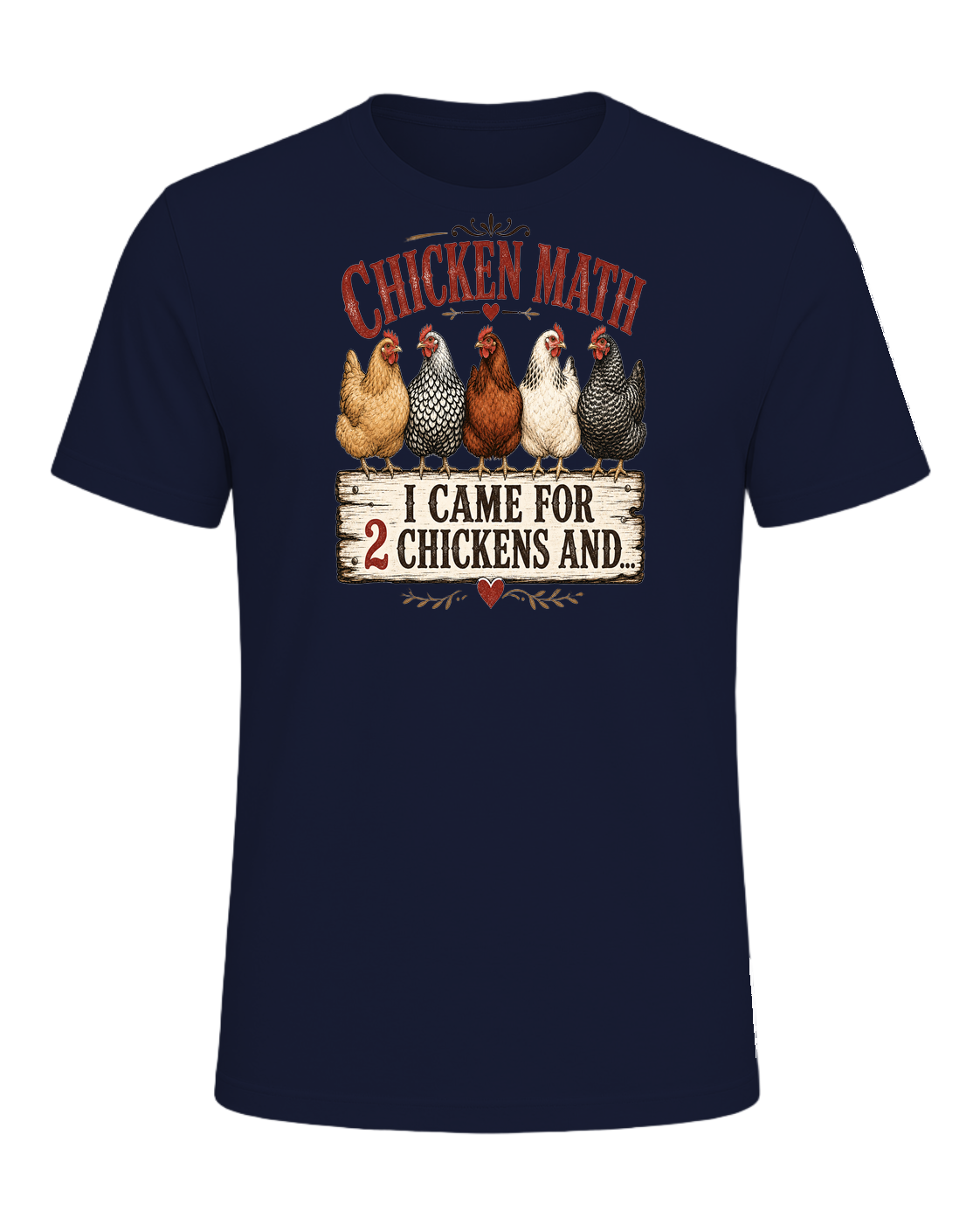 Chicken Math (Backyard Farmer) — Navy