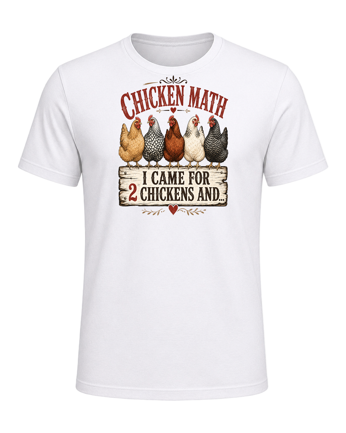 Chicken Math (Backyard Farmer) — White
