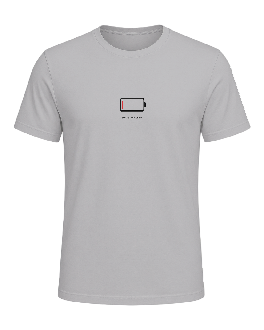 Social Battery Empty — Athletic Heather