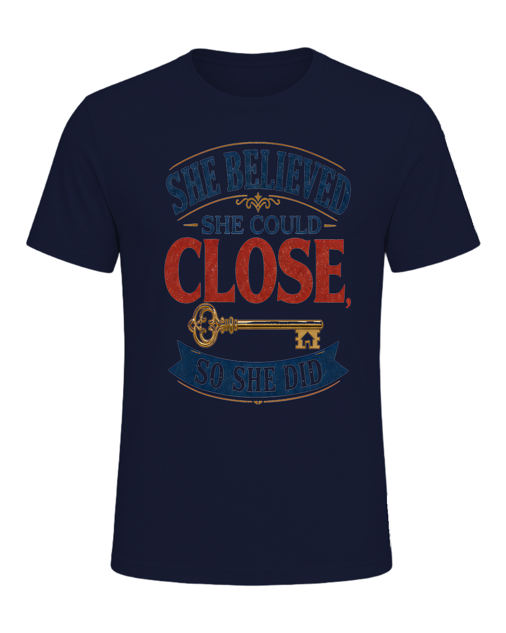 SHE BELIEVED SHE COULD CLOSE, SO SHE DID — Navy