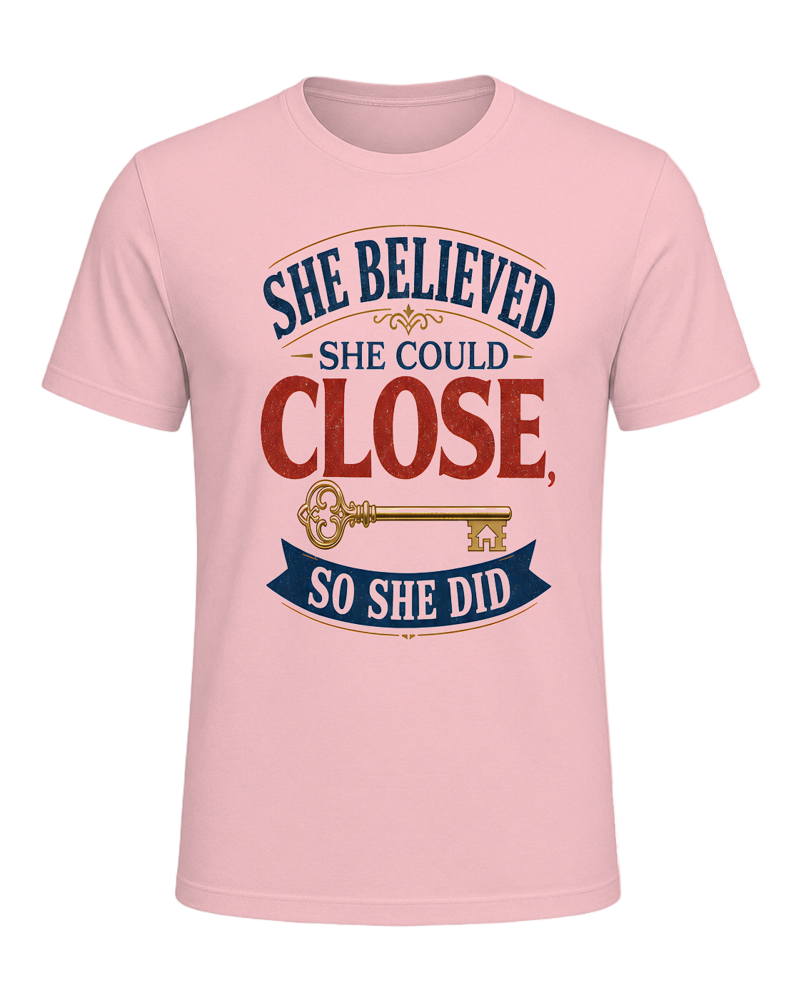 SHE BELIEVED SHE COULD CLOSE, SO SHE DID — Pink