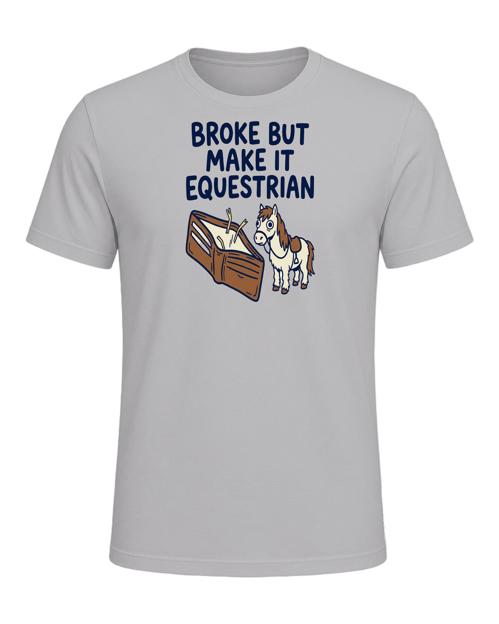 Broke But Make It Equestrian — Athletic Heather