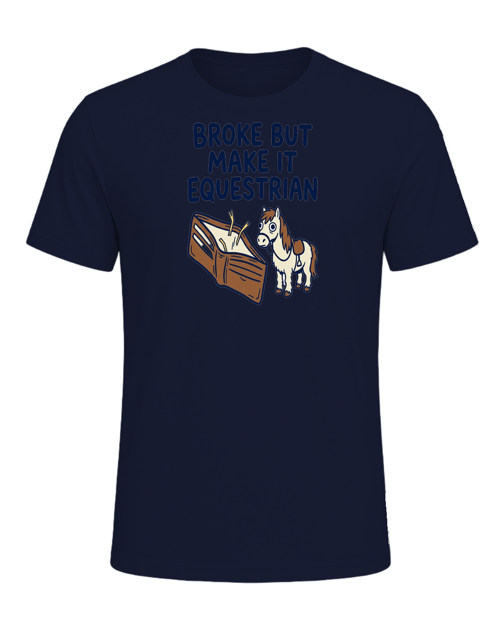 Broke But Make It Equestrian — Navy