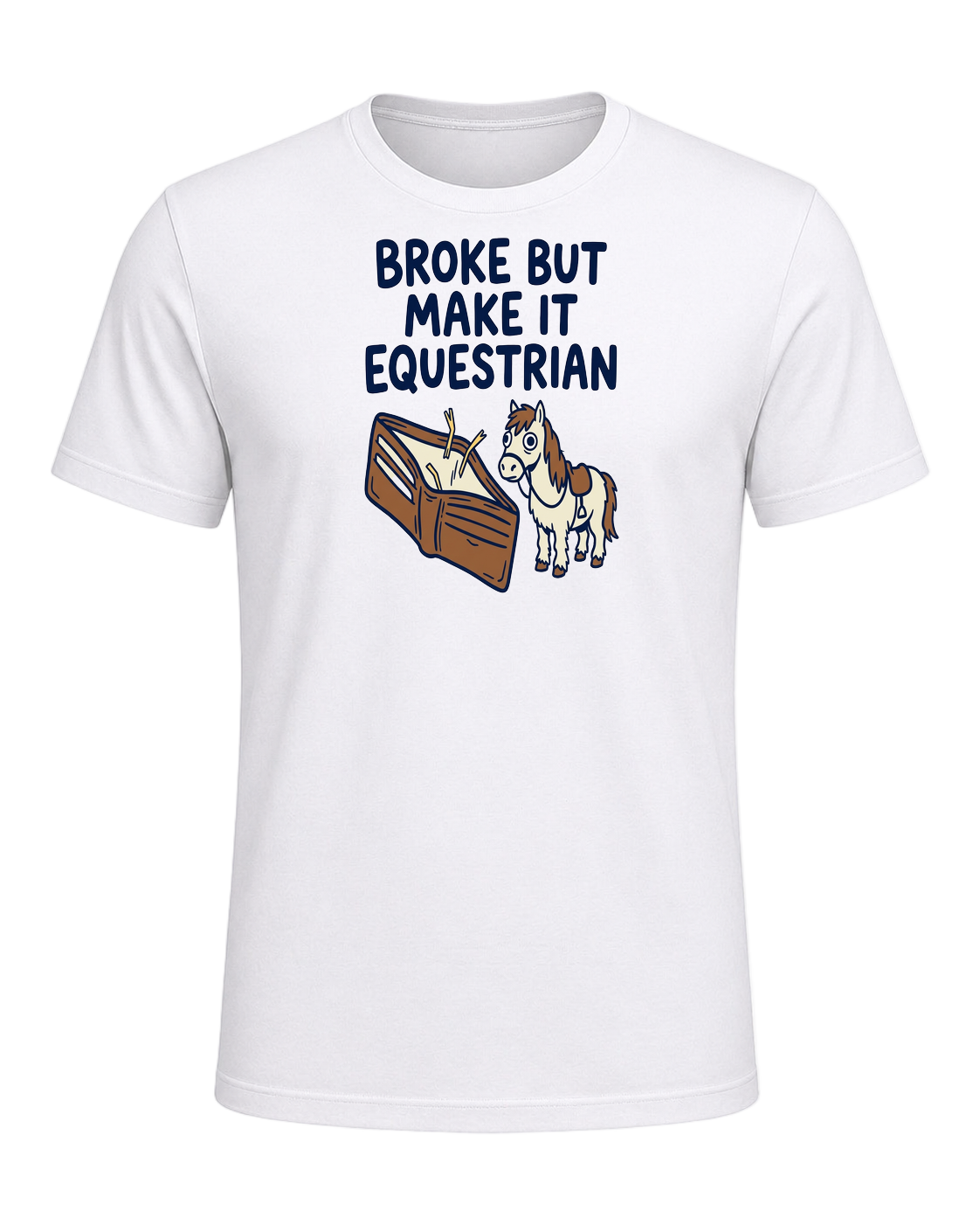 Broke But Make It Equestrian — White