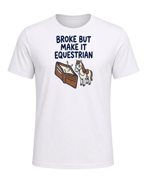 Broke But Make It Equestrian — White