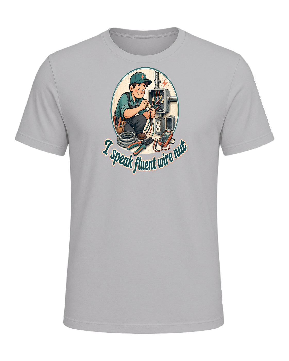 I speak fluent wire nut — Athletic Heather