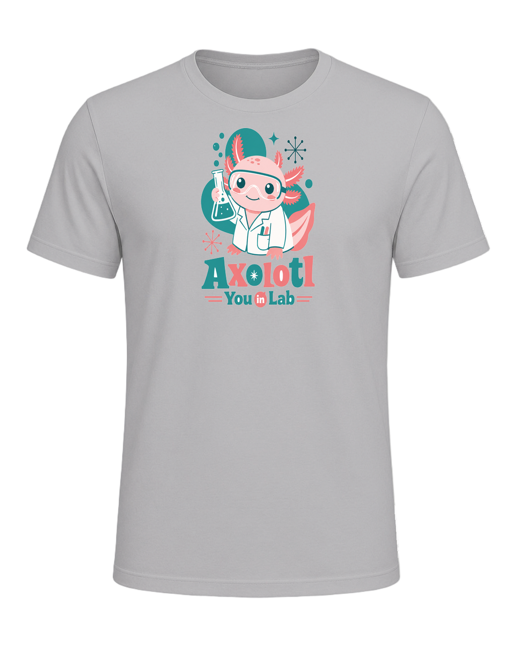 Axolotl Scientist — Athletic Heather